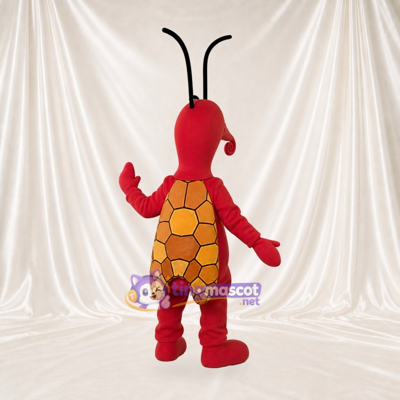 Red Insect Mascot Costume Full Body for Adults School Events
