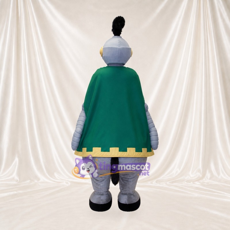 Chevalier Cheval Costume de mascotte intégral pour adultes Événements scolaires