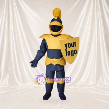 Chevalier Spécifique au Rôle Bleu Marine Costume de mascotte intégral pour adultes Promotions