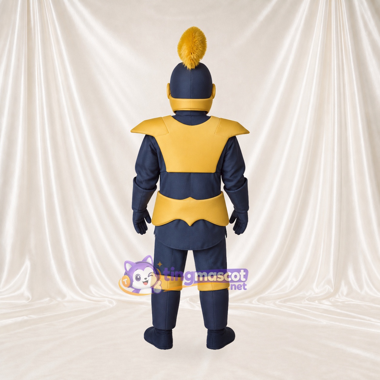 Chevalier Spécifique au Rôle Bleu Marine Costume de mascotte intégral pour adultes Promotions Chevalier Spécifique au Rôle Bleu Marine Costume de mascotte intégral pour adultes Promotions