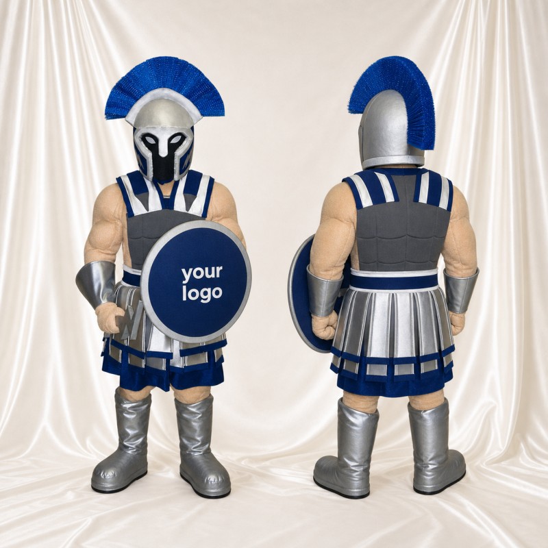 Navy Warrior Mascot Costume Full Body for Adults Promotions