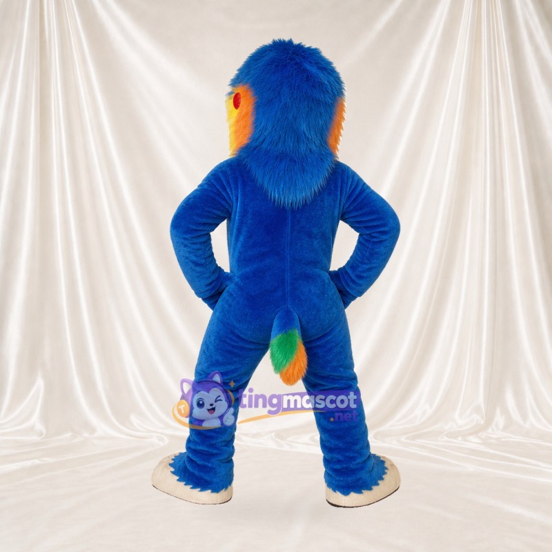 Mandrill Costume de mascotte intégral pour adultes Événements scolaires