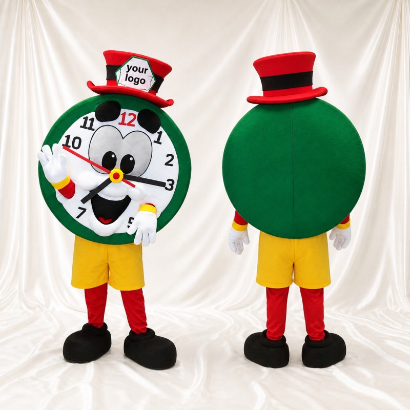 Horloge Costume de mascotte intégral pour adultes Promotions