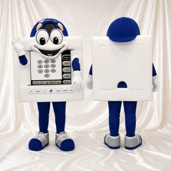 Calculator Mascot Costume Full Body for Adults Promotions