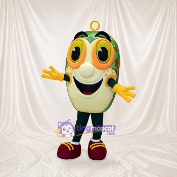 Extraterrestre ovale Costume de mascotte intégral pour adultes Événements scolaires