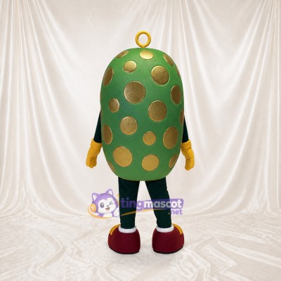 Oval Alien Mascot Costume Full Body for Adults School Events