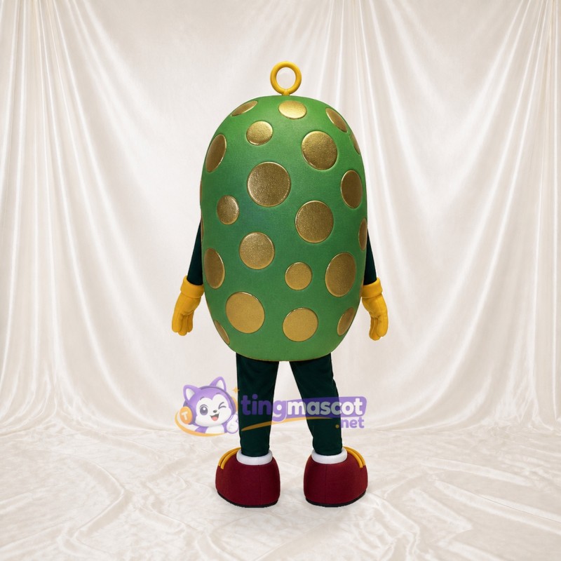 Oval Alien Mascot Costume Full Body for Adults School Events