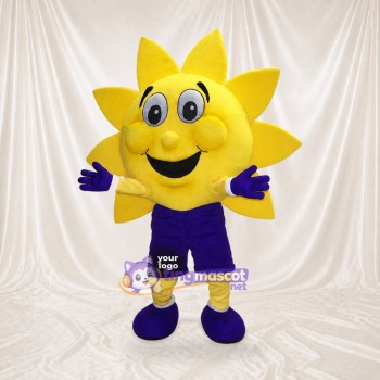 Personnage Soleil Costume de mascotte intégral pour adultes Écoles
