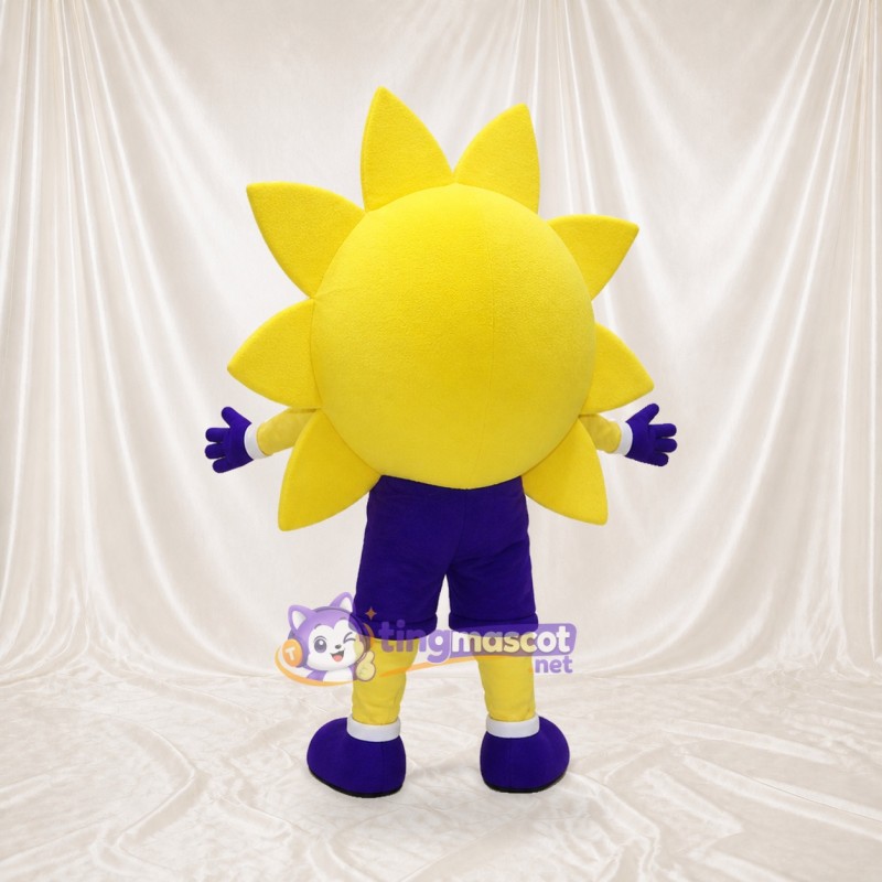 Sun Character Mascot Costume Full Body for Adults Schools