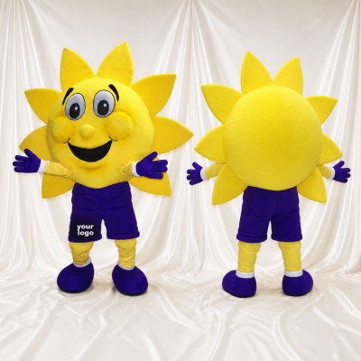 Sun Character Mascot Costume Full Body for Adults Schools