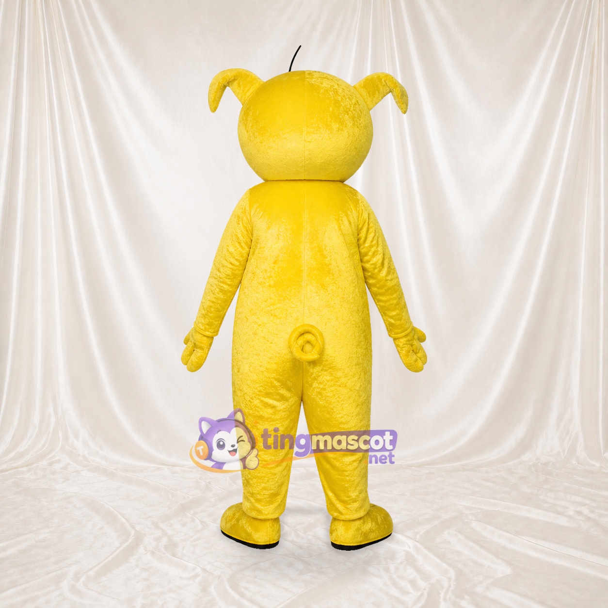 Cochon Jaune Costume de mascotte intégral pour adultes Événements scolaires Cochon Jaune Costume de mascotte intégral pour adultes Événements scolaires