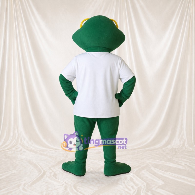 Green Frog Mascot Costume Full Body for Adults School Events