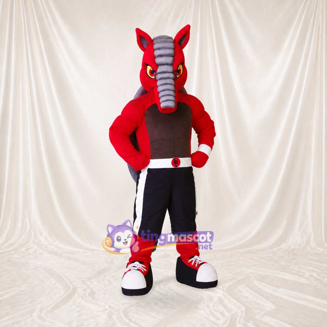 Armadillo Athlete Mascot Costume Full Body for Adults Sports Events Armadillo Athlete Mascot Costume Full Body for Adults Sports Events