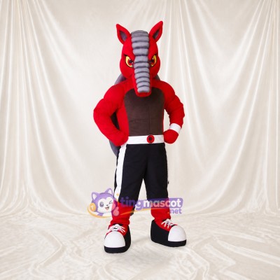 Armadillo Athlete Mascot Costume Full Body for Adults Sports Events