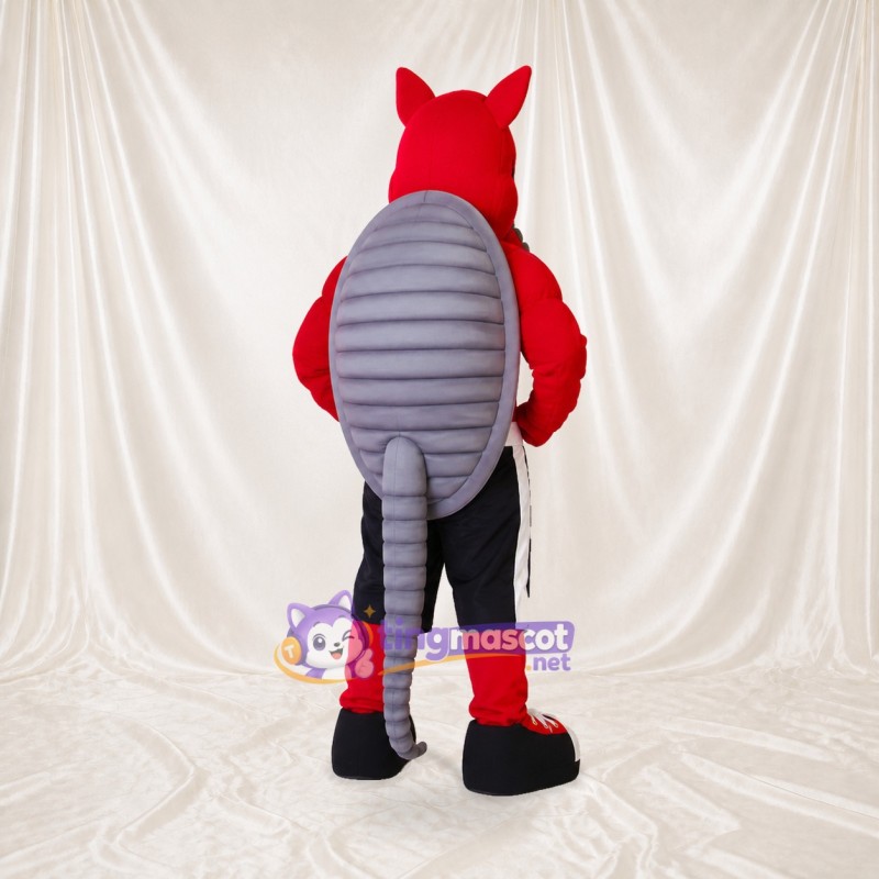 Armadillo Athlete Mascot Costume Full Body for Adults Sports Events