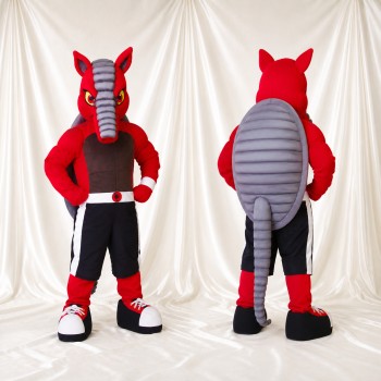 Armadillo Athlete Mascot Costume Full Body for Adults Sports Events