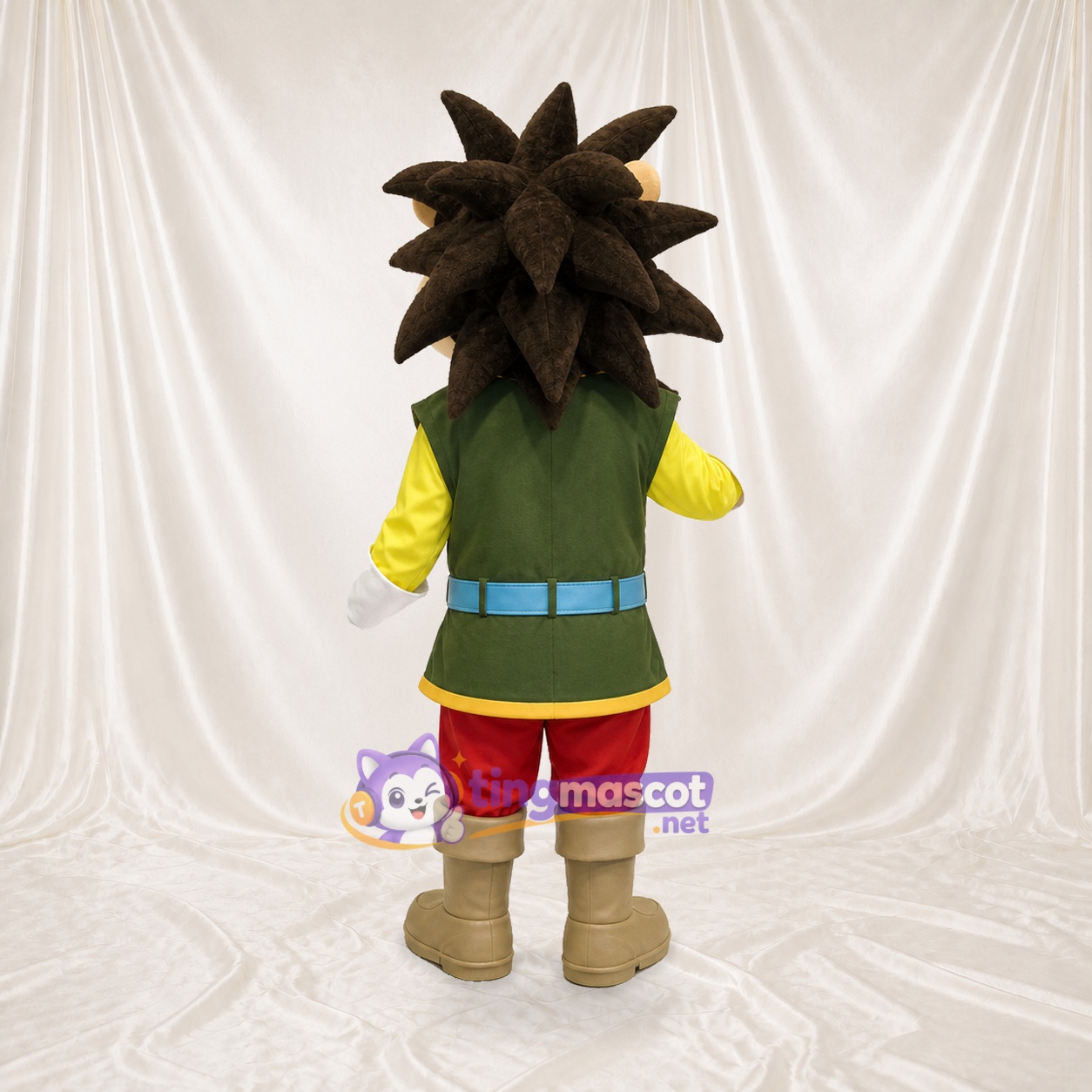 Hedgehog Boy Mascot Costume Full Body for Adults School Events Hedgehog Boy Mascot Costume Full Body for Adults School Events