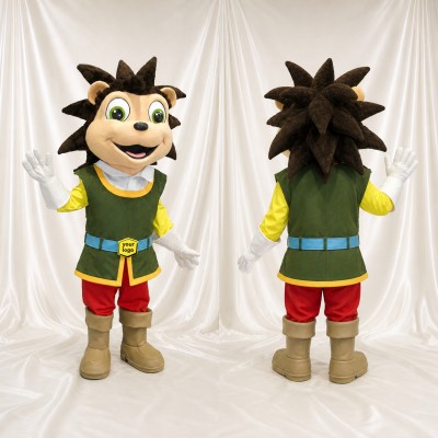 Hedgehog Boy Mascot Costume Full Body for Adults School Events