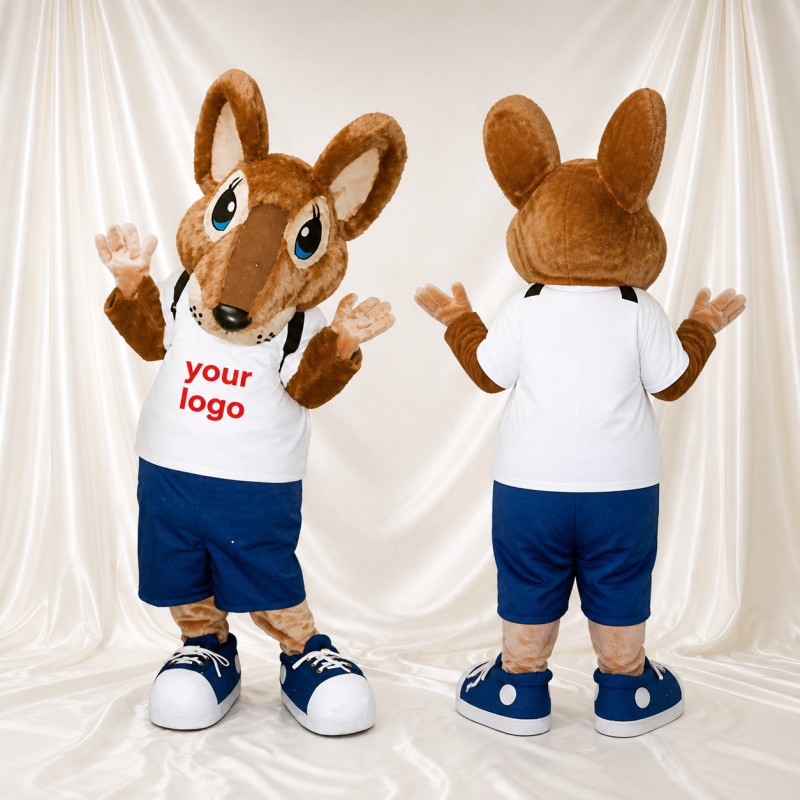 Mouse Athlete Mascot Costume Full Body for Adults Sports Events