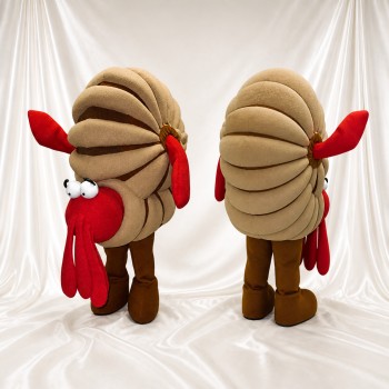 Bernard l'ermite Costume de mascotte intégral pour adultes Événements scolaires