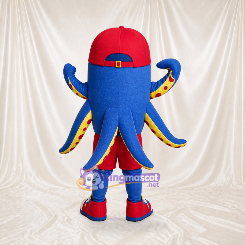 Athlète Poulpe Costume de mascotte intégral pour adultes Événements sportifs