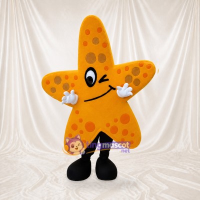 Starfish Mascot Costume Full Body for Adults School Events