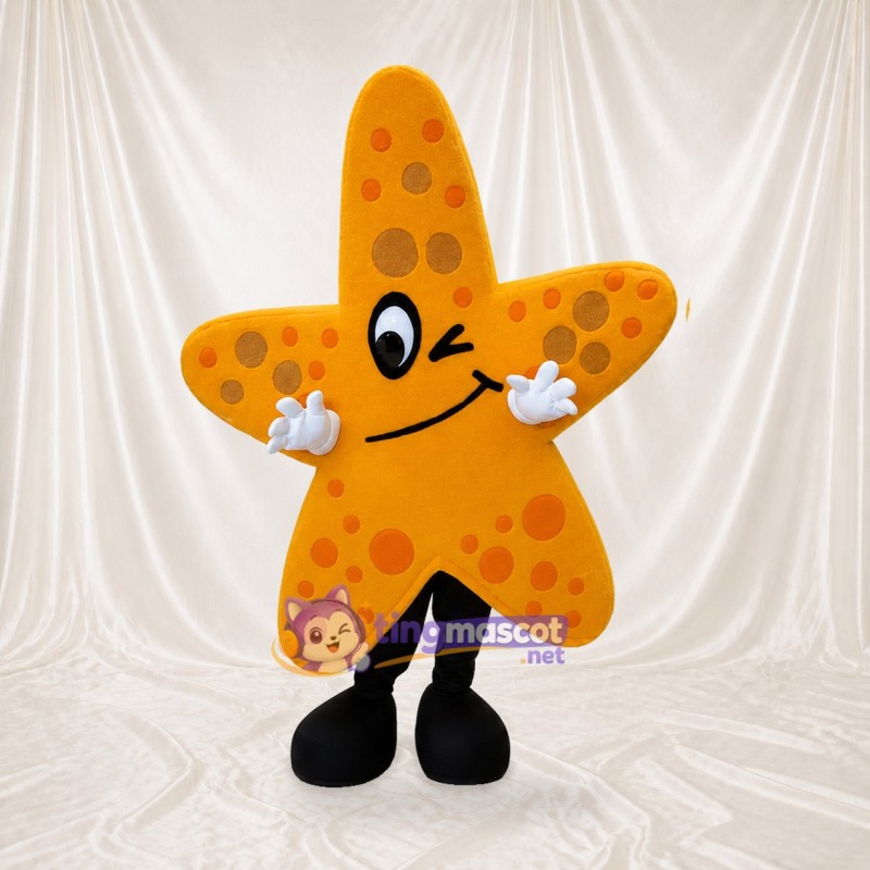 Starfish Mascot Costume Full Body for Adults School Events