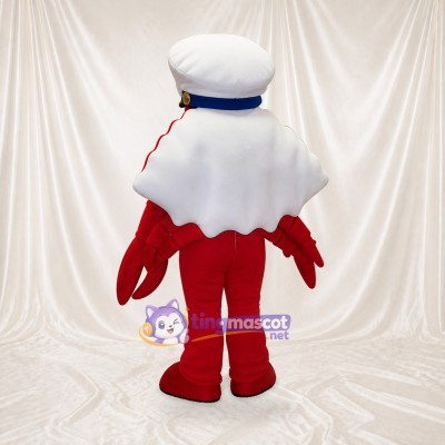 Chef Crab Mascot Costume Full Body for Adults Promotions