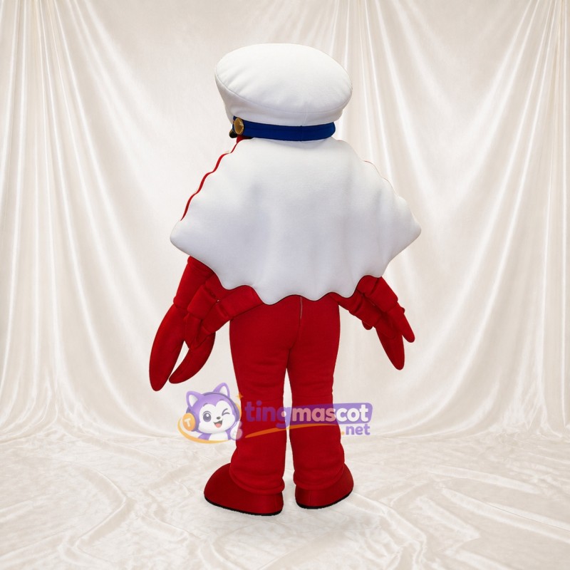 Chef Crab Mascot Costume Full Body for Adults Promotions