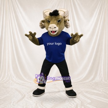 Athlète Mouton en Uniforme d'Équipe Costume de mascotte intégral pour adultes Événements sportifs
