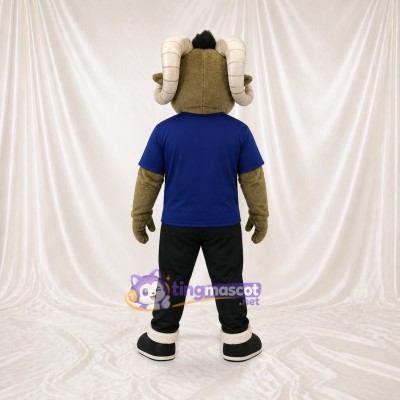 Athlète Mouton en Uniforme d'Équipe Costume de mascotte intégral pour adultes Événements sportifs