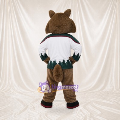 Coyote Athlete Mascot Costume Full Body for Adults Sports Events