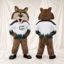 Coyote Athlete Mascot Costume Full Body for Adults Sports Events