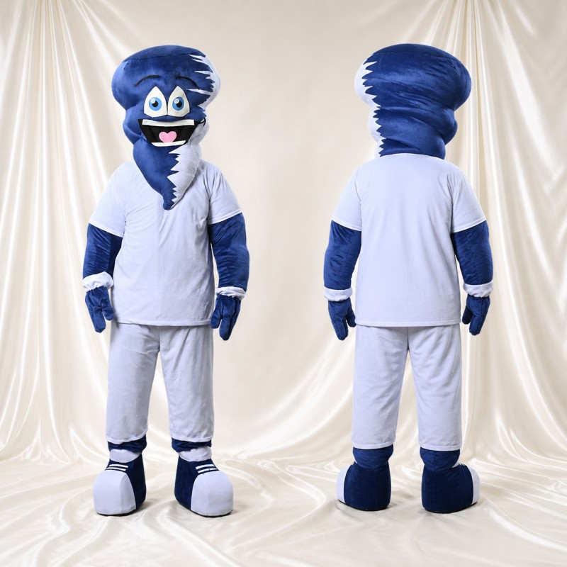 Athlète Tornade Costume de mascotte intégral pour adultes Événements sportifs