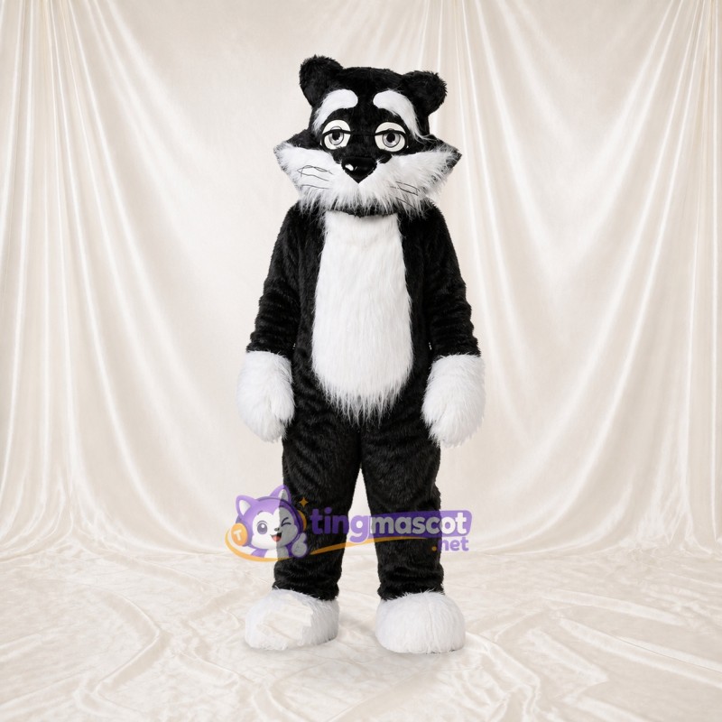 Cat Mascot Costume Full Body for Adults School Events
