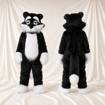 Cat Mascot Costume Full Body for Adults School Events