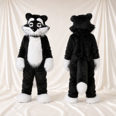 Cat Mascot Costume Full Body for Adults School Events