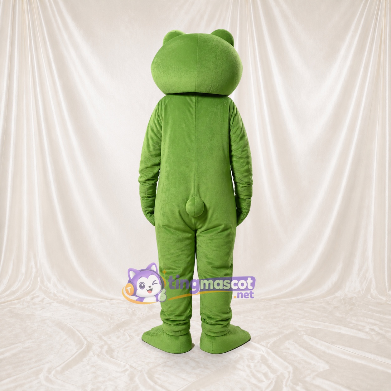 Construction Frog Mascot Costume Full Body for Adults School Events Construction Frog Mascot Costume Full Body for Adults School Events