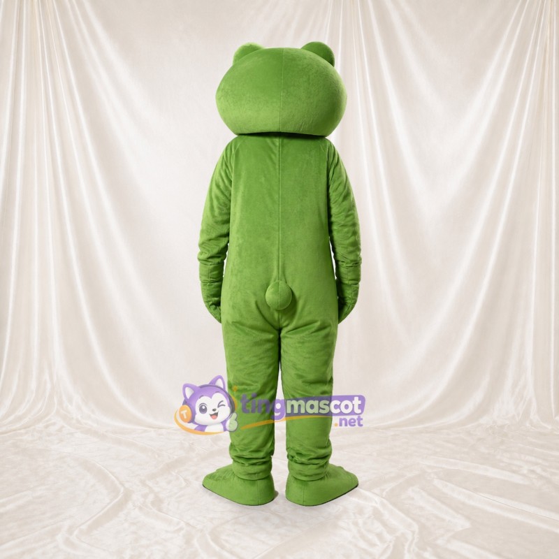 Construction Frog Mascot Costume Full Body for Adults School Events