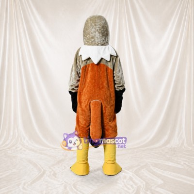 Brown Eagle Mascot Costume Full Body for Adults School Events
