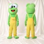 Frog Worker Mascot Costume Full Body for Adults Promotions