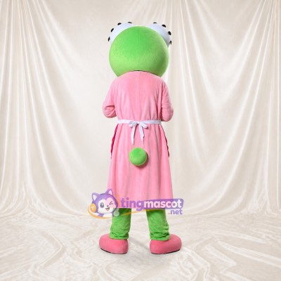 Frog Girl Mascot Costume Full Body for Adults School Events