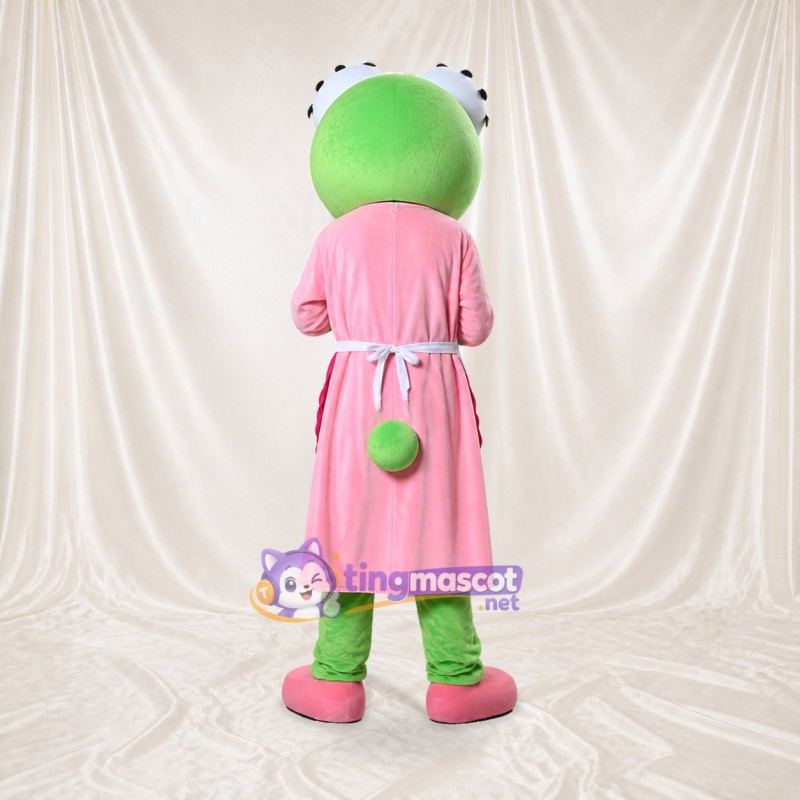 Frog Girl Mascot Costume Full Body for Adults School Events