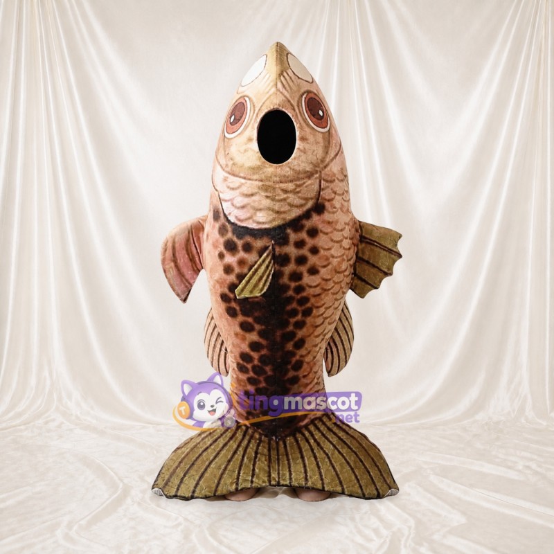 Fish Mascot Costume Full Body for Adults School Events