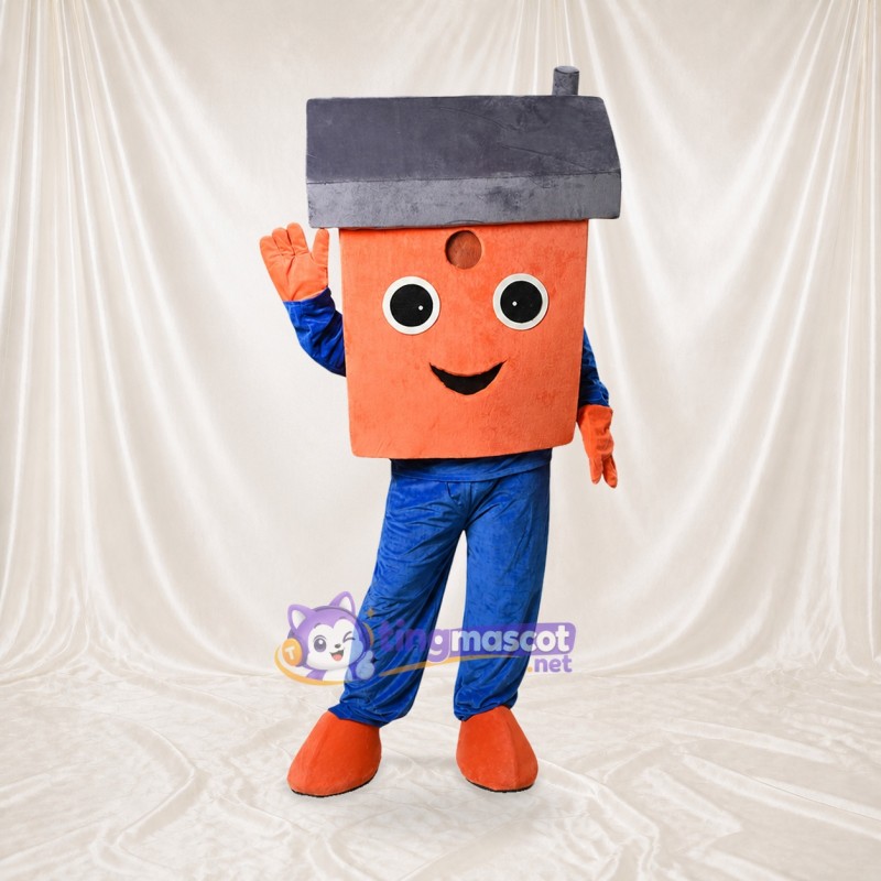 Building Character Mascot Costume Full Body for Adults Promotions