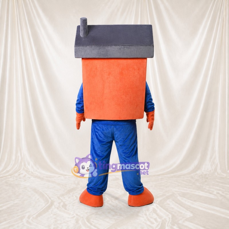 Building Character Mascot Costume Full Body for Adults Promotions