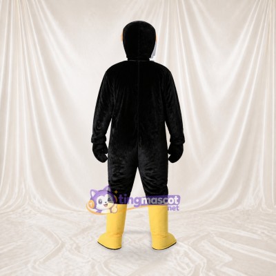 Black Eagle Mascot Costume Full Body for Adults School Events