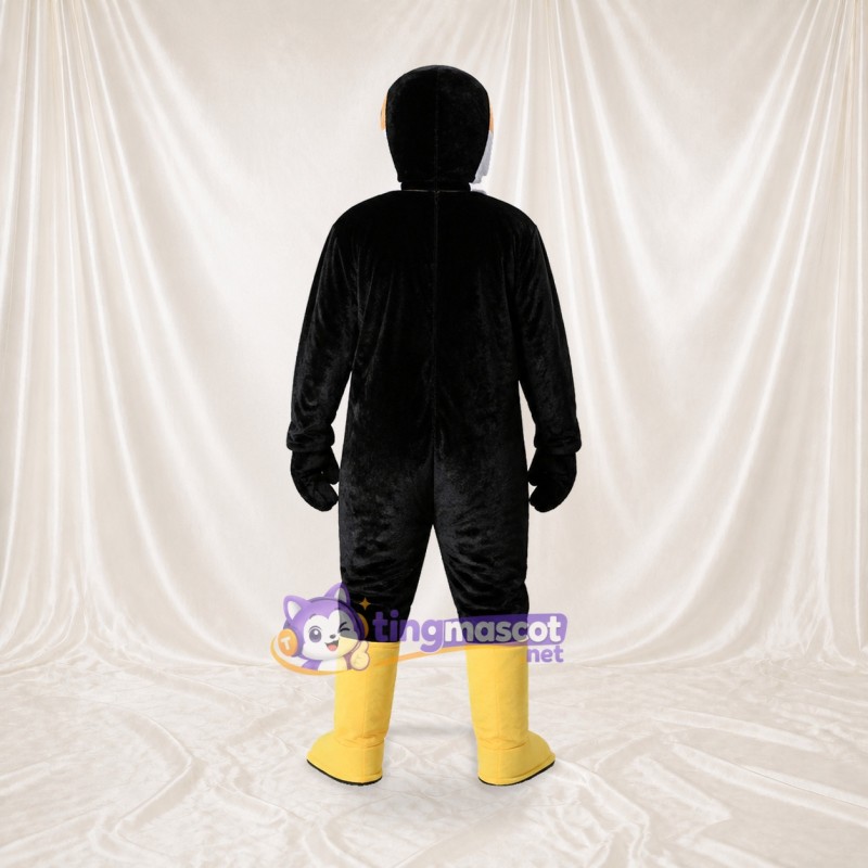 Black Eagle Mascot Costume Full Body for Adults School Events