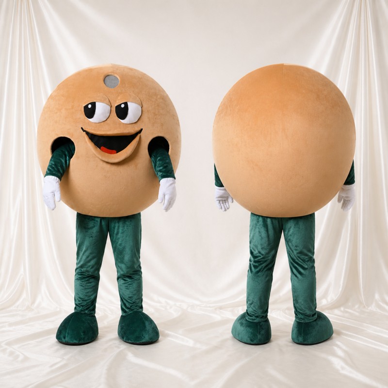 Tan Potato Character Mascot Costume Full Body for Adults Food Events