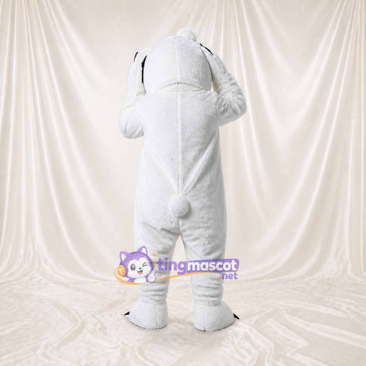 Yéti Fantastique Sculpté Blanc Costume de mascotte intégral pour adultes Événements scolaires Yéti Fantastique Sculpté Blanc Costume de mascotte intégral pour adultes Événements scolaires